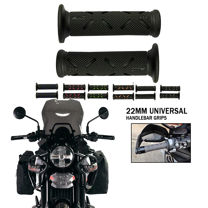 Empuñaduras universales para manillar de motocicleta, 22MM, para RE Himalayan 450 Guerrilla 450 Himalayan Scram 411 H450 H452 HIMALAYAN, accesorios