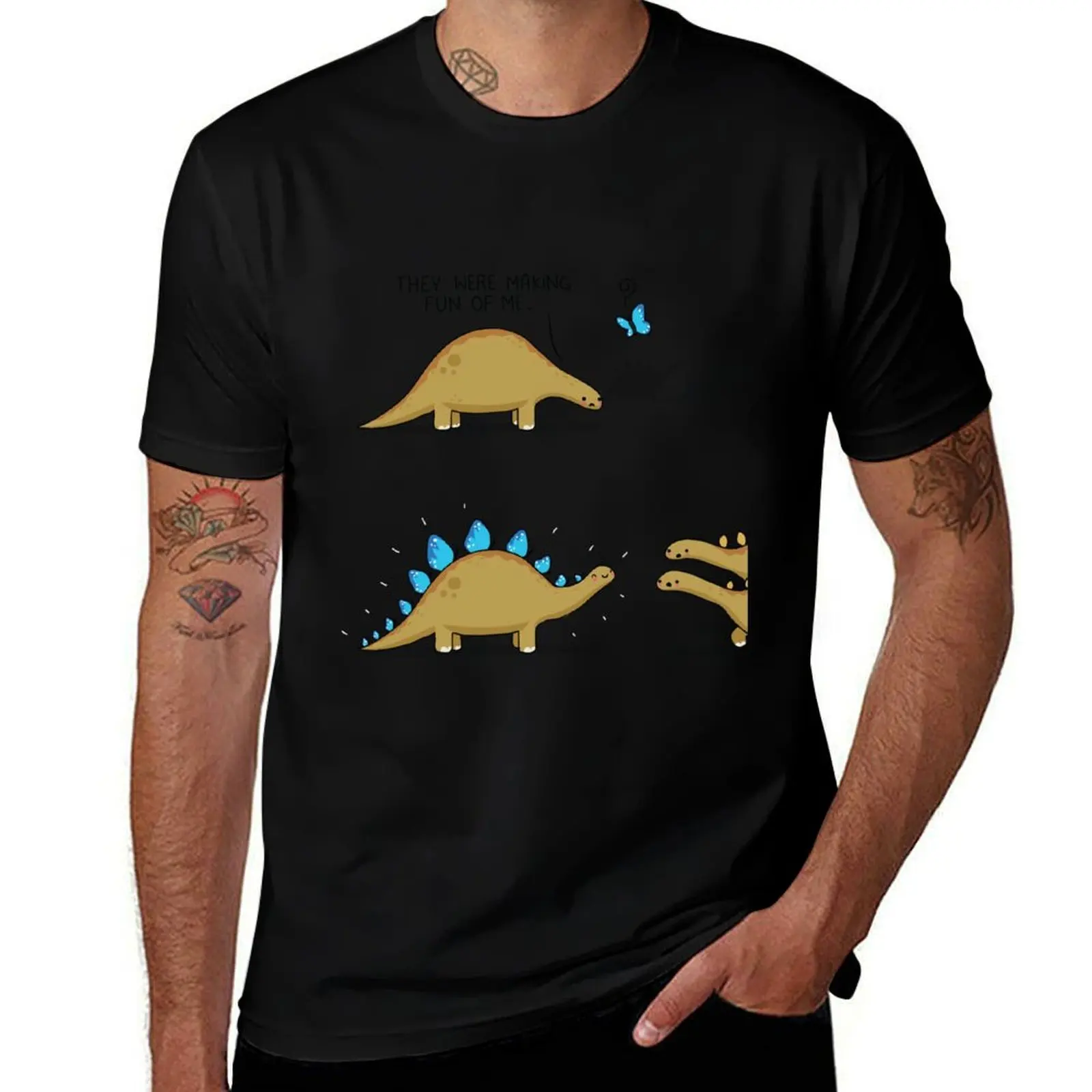 Camiseta con estampado de letras de moda "Amigos solidarios"