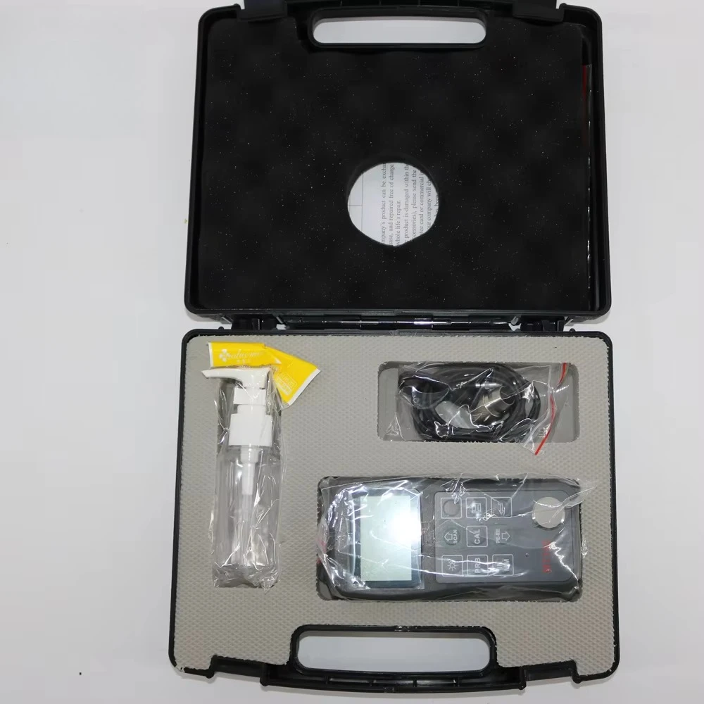 Digital MT180 Ultrasonic Thickness Gauge PE & EE Two Measurement Through Coating Plastic Ultrasonic Thickness Meter for 3-30mm