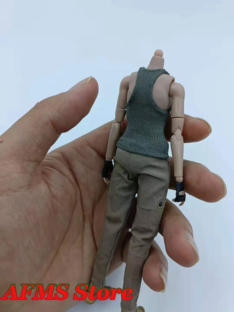 1/12 Kobieta-żołnierz Lara Croft Elastyczna kamizelka Spodnie Cargo Eksploracja grobowca Dziewczyna Akcesoria Pasują do 6-calowej figurki akcji Model lalki