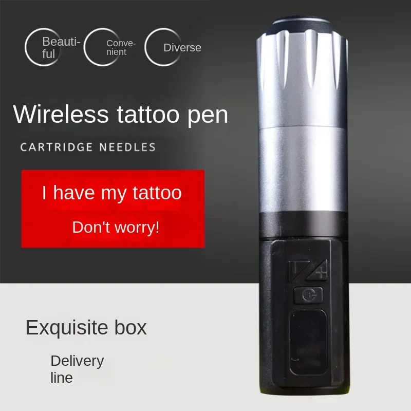 

Tattoo Material Wireless Charging Pen Tattoo Hollow Cup Motor All-in-One Battery Pen Beauty Portable