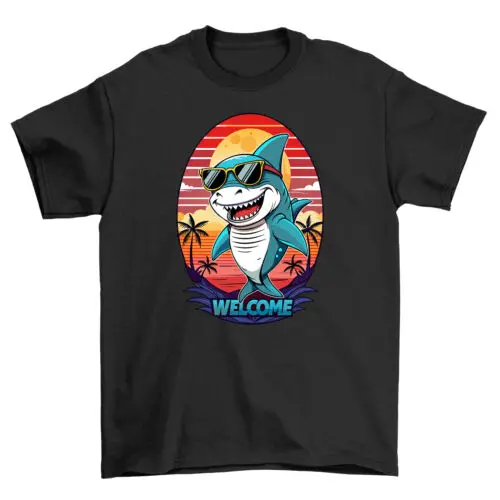 

Футболка Summer_41 Shark Vibes-Ныряйте в удовольствие и на солнце! Забавная футболка, унисекс Pri