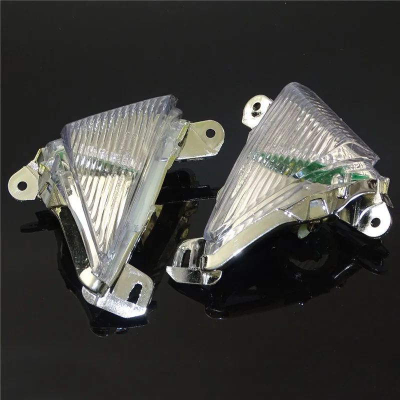 waase For Kawasaki Ninja ZX6R ZX 6R ZX-6R 2005 2006 2007 2008 2009 2010 2011 2012 E-Mark Front Turn Signals Blinker LED Light