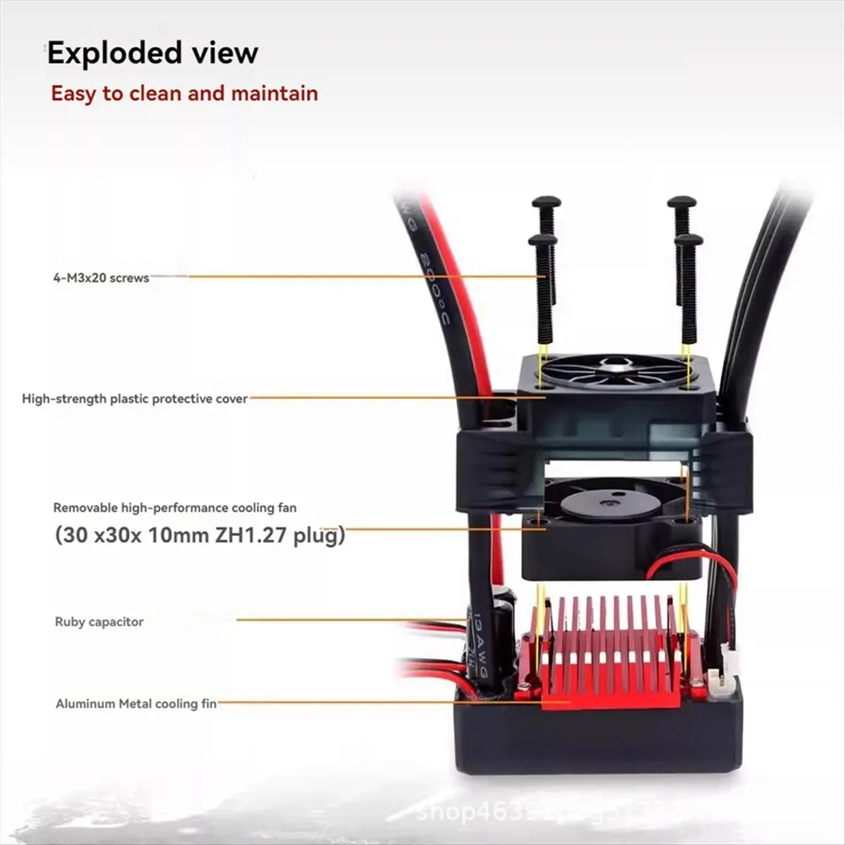 

Новинка 2023 года, 60 А, бесщеточный ESC, водонепроницаемый электронный регулятор скорости для 1/10 радиоуправляемого автомобиля, внедорожника, грузовика