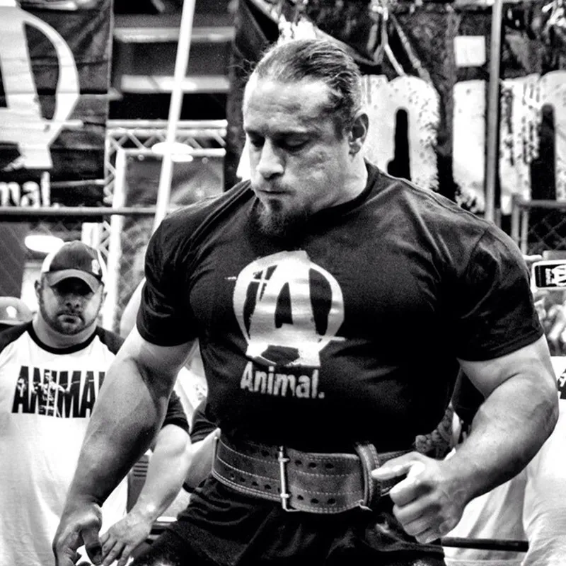 2026 GYM Global Beast Hardcore Fitness Men Loose Muscle Building Stretch Training Plus Size Sportswear Short Sleeve Breathable