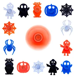 10/20pcs New Halloween Spooky Spider Pumpkin Fingertip Gyro Toys for Kids Halloween Party Favors Birthday Gift Goodies Filler