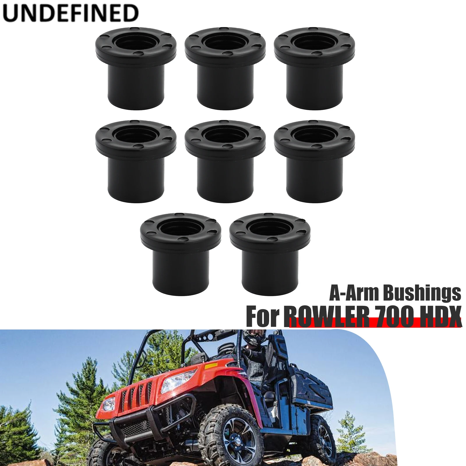 Front Lower A-Arm Bushing Kit Plastic Arm Bushings Black For Arctic Cat ATV UTV 400 500 650 750 1000 Prowler Alterra 0403-409