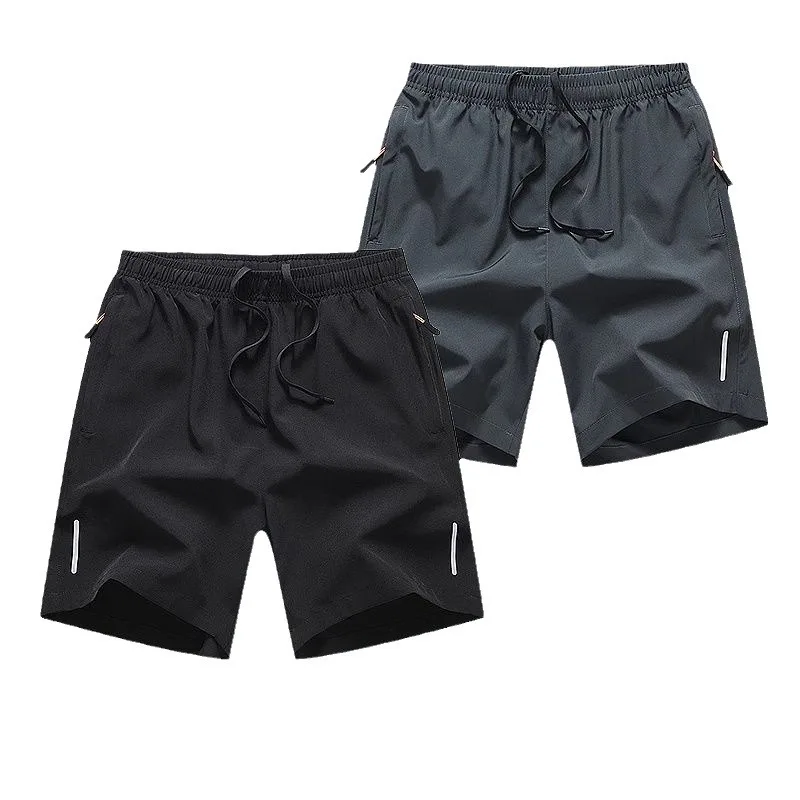 

Cool Qui Dry Ice Silk Running orts Мужские повседневные спортивные орты длиной пять дюймов Дышащие легкие орты из полиэфирного волокна