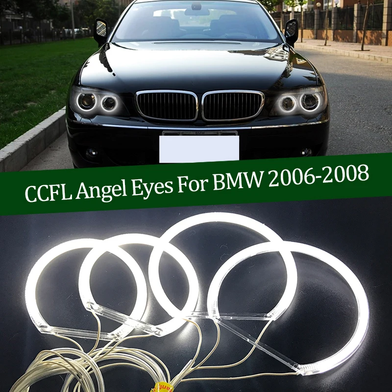

Для BMW E66 E65 Facelift 750I 760i 750Li 760Li 2006 2007 2008 Demon Eye Hight Quality CCFL Angel Eyes Kit Теплое белое кольцо