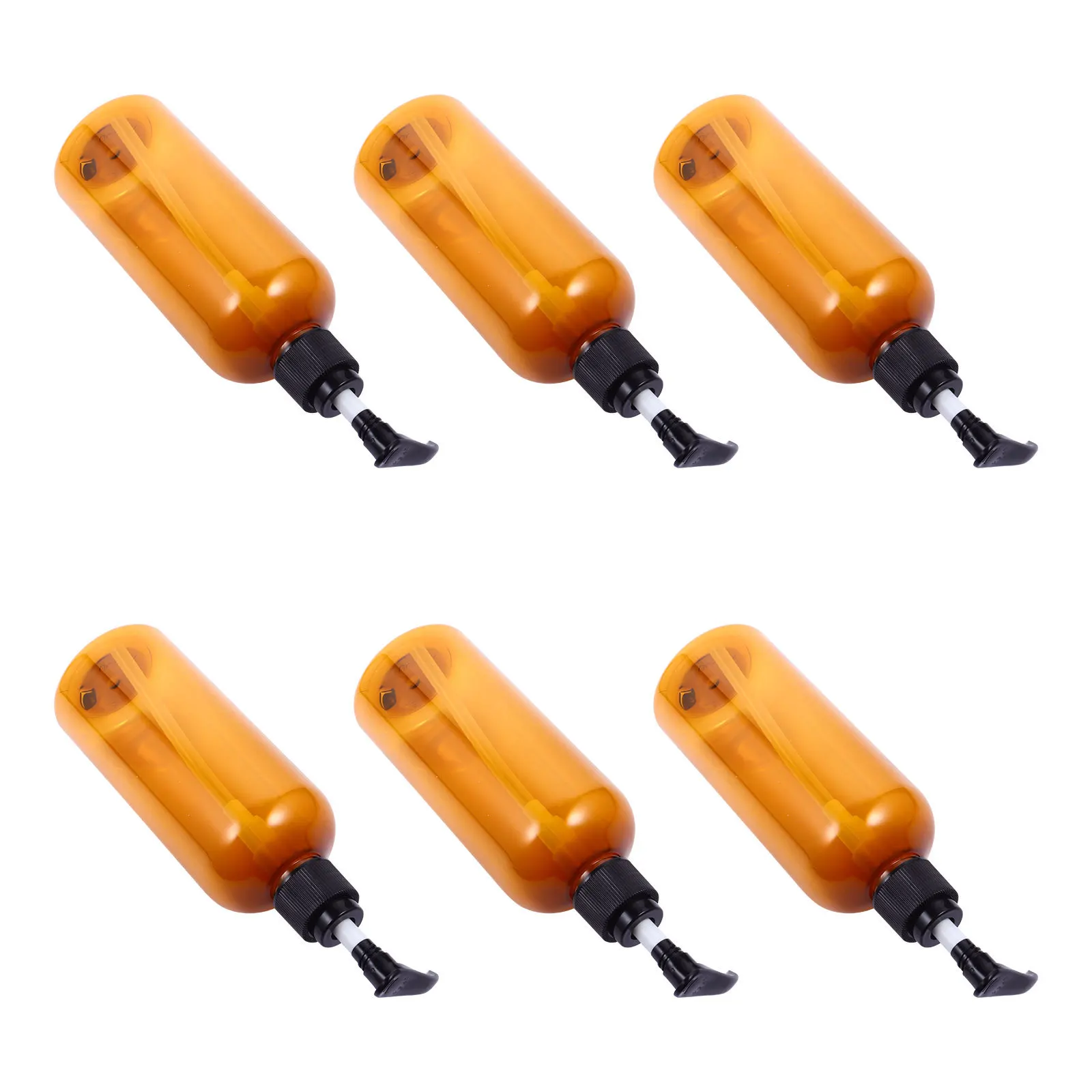 6 قطعة 300 مللي غسول الصحافة زجاجات السفر مستحلب زجاجة إعادة الملء الفرعية حاوية التعبئة والتغليف لموزع الزيت العطري الشامبو #4