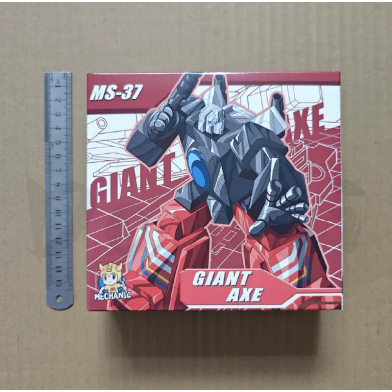 In Stock MS37 Giant Ax Volley Cannon Toy Color Three-variable Small Scale Mecha Deformation Toy Collection Gift