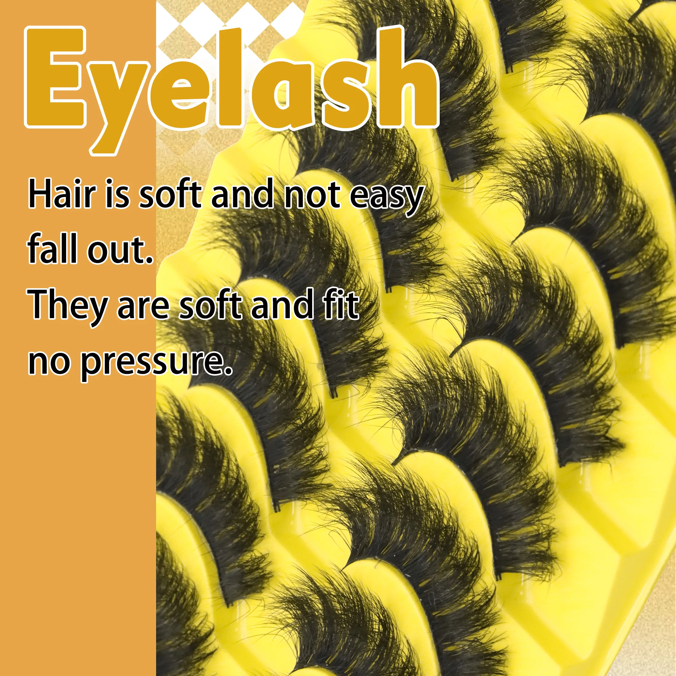 5D 偽まつげ 10 ペア偽ふわふわ厚いまつげメイクアップ乱雑なつけまつげふわふわ厚いまつげ