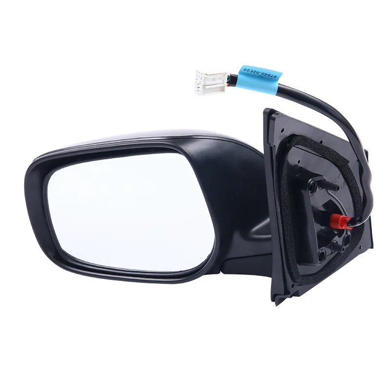 Rearview mirror assembly High-gloss black matching mirror 7-line left and right reversing mirror