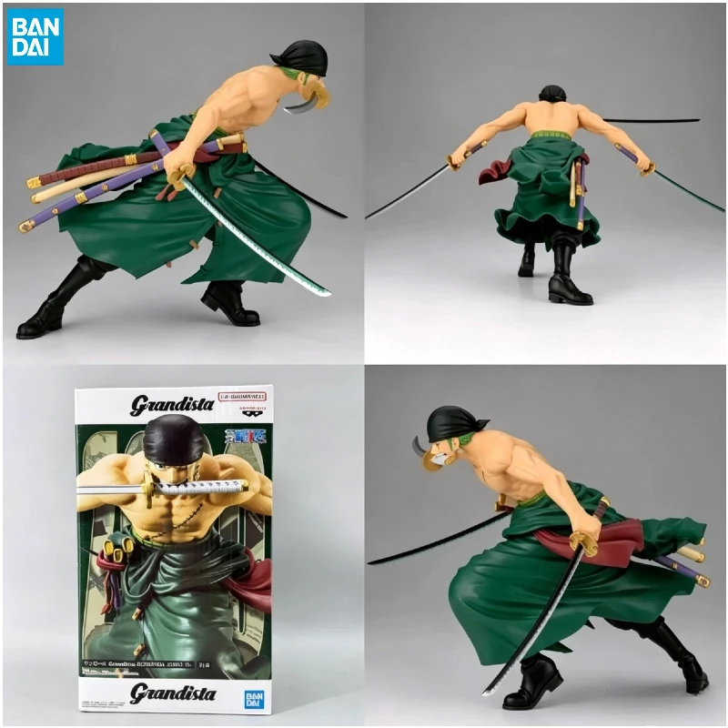

В НАЛИЧИИ: Оригинальная фигурка Banpresto Grandista One Piece Roronoa Zoro II, 28 см, коллекционная модель из ПВХ, игрушка, подарок.