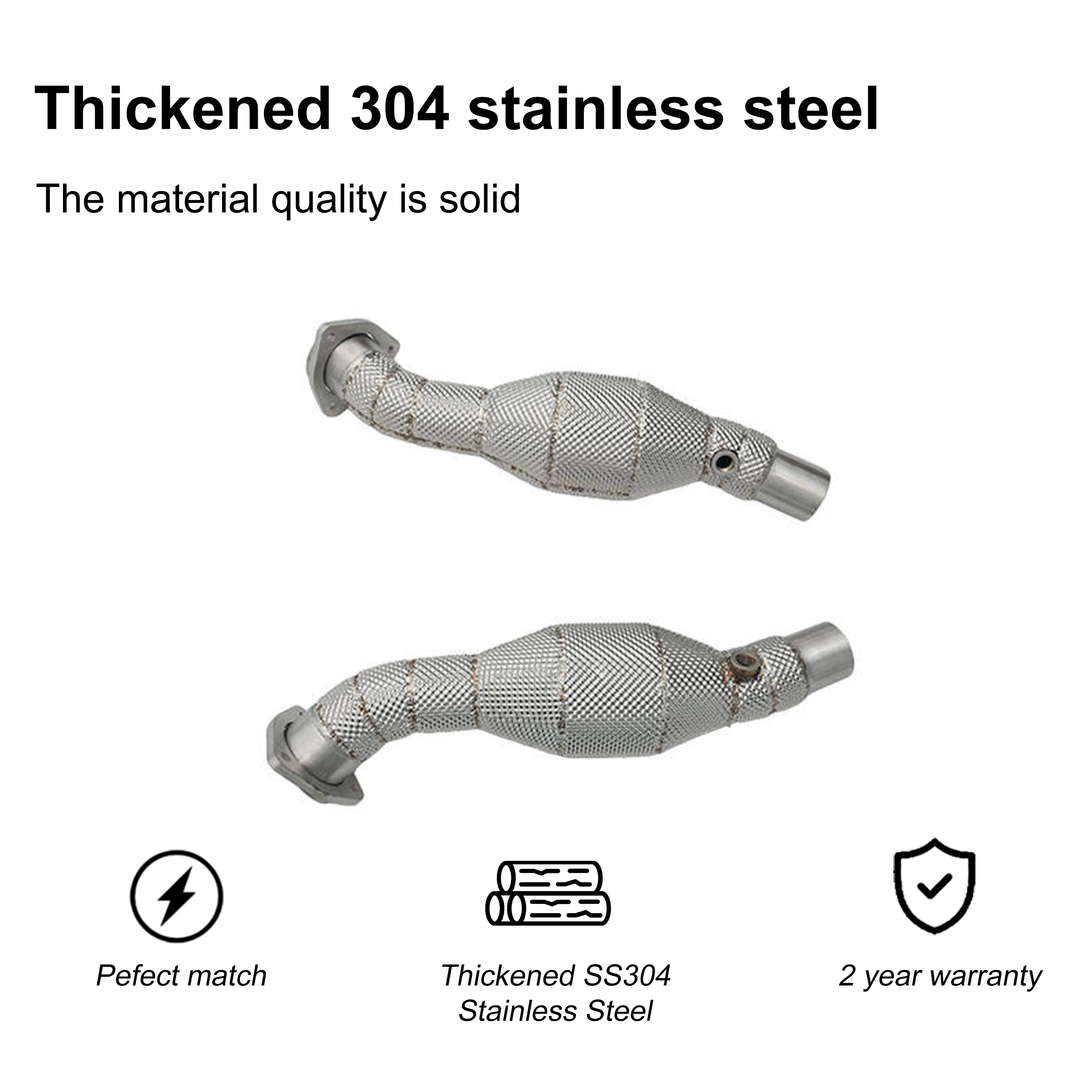 ACE Auspuffrohr für Ferrari 360 F360 3.6L Downpipe mit Katalysator Hochleistungs-SS304 Tuning Auto-Zubehör – Detail 5