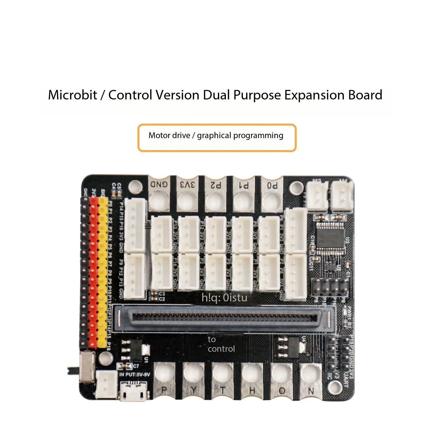 Micro: bit expansion board, microbit adapter board, IO BIT V2 expansion board, supports multiple programming software