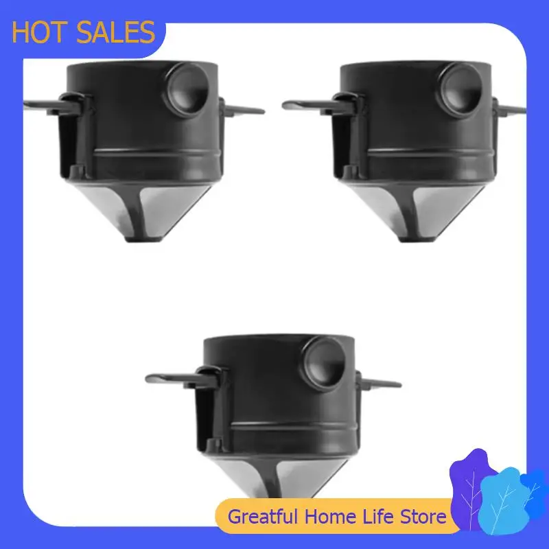 ماكينة صنع القهوة من الفولاذ المقاوم للصدأ AT59، فلتر قهوة محمول قابل لإعادة الاستخدام، حامل شاي القهوة بالتنقيط بدون ورق، صب فوق منقط القهوة