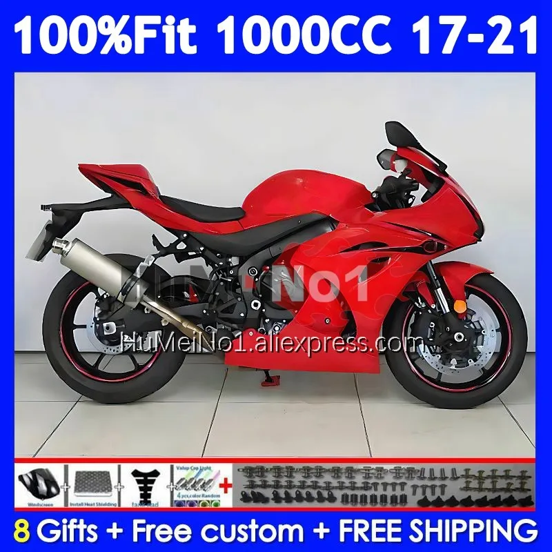 Injection For SUZUKI GSXR1000 Factory red GSXR 1000 L7 122No.28 K17 GSXR-1000 17 18 19 20 21 2017 2018 2019 2020 2021 Fairings