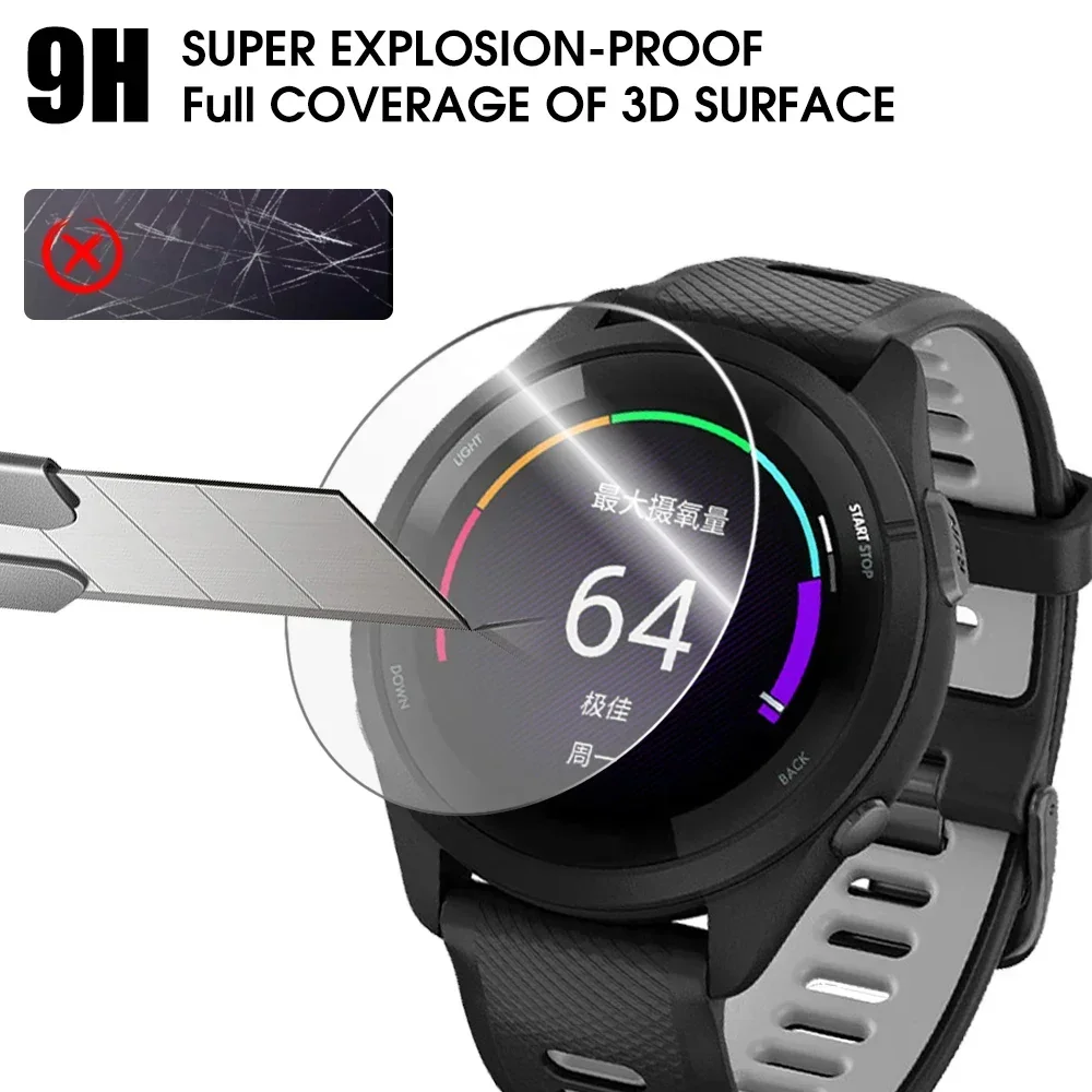 Tempered Glass For Garmin Forerunner 165 945 935 245 45 Watch HD Clear Screen Protector Film For Garmin Forerunner 165 Glass