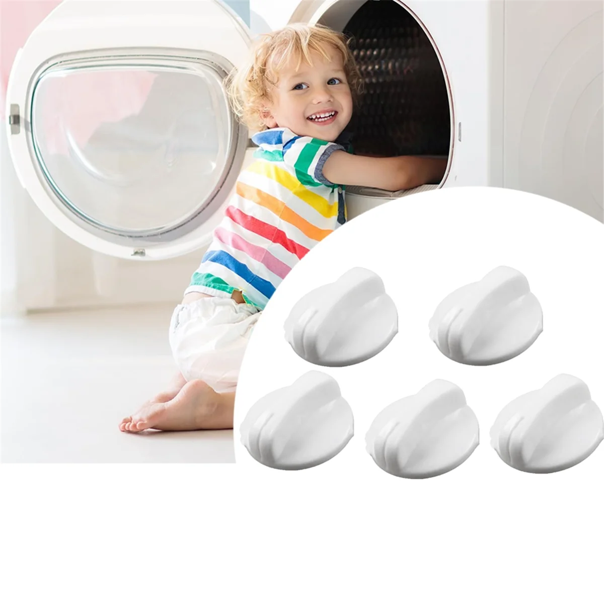 ABKR 5 шт. ручка управления стиральной машиной полуавтоматическая двухцилиндровая стиральная машина аксессуары сменная универсальная ручка