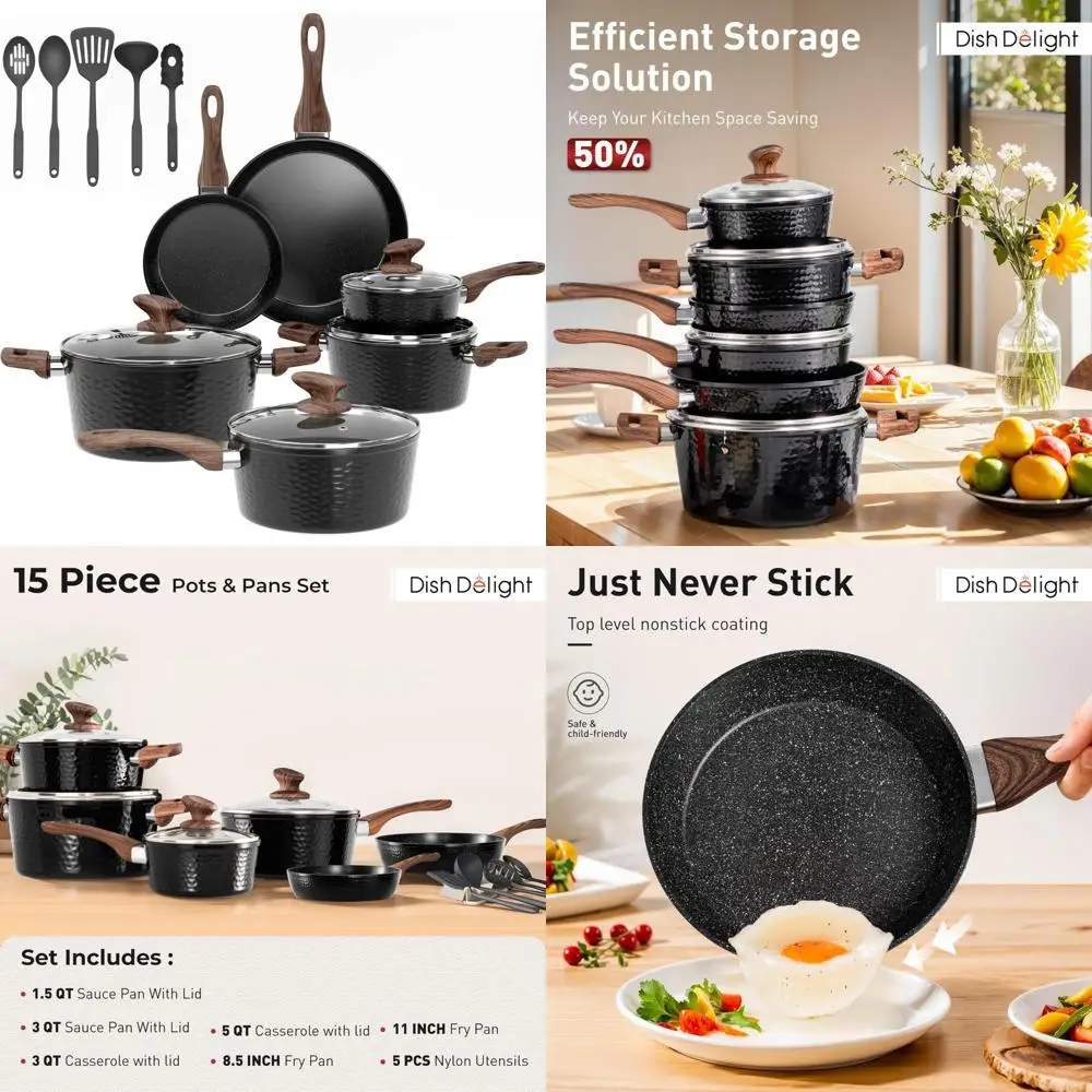 

Набор алюминиевой посуды Cello Prima из 3 предметов Hammertone с антипригарным покрытием: 28 см Dosa Tawa, 22 см Kadai со стеклянной крышкой, сковорода 22 см