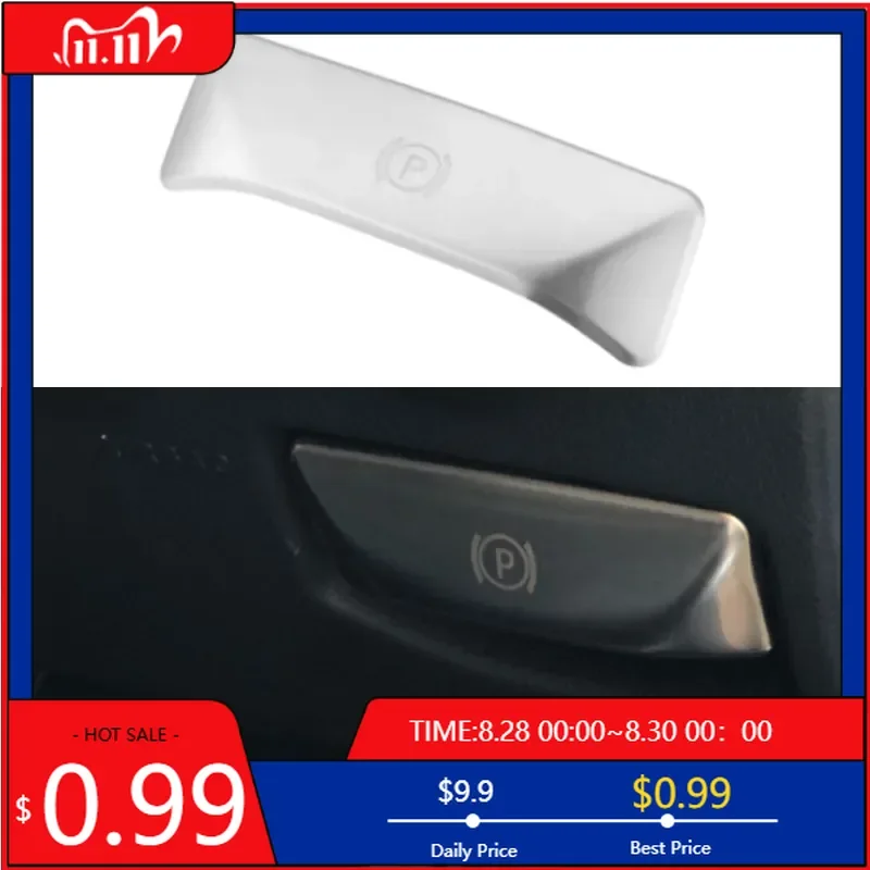 

Внутренние наклейки для Mercedes Benz E C GLK class W212 W204 X204 ABS Автомобильная кнопка P, переключатель спуска ножного тормоза, декоративные наклейки