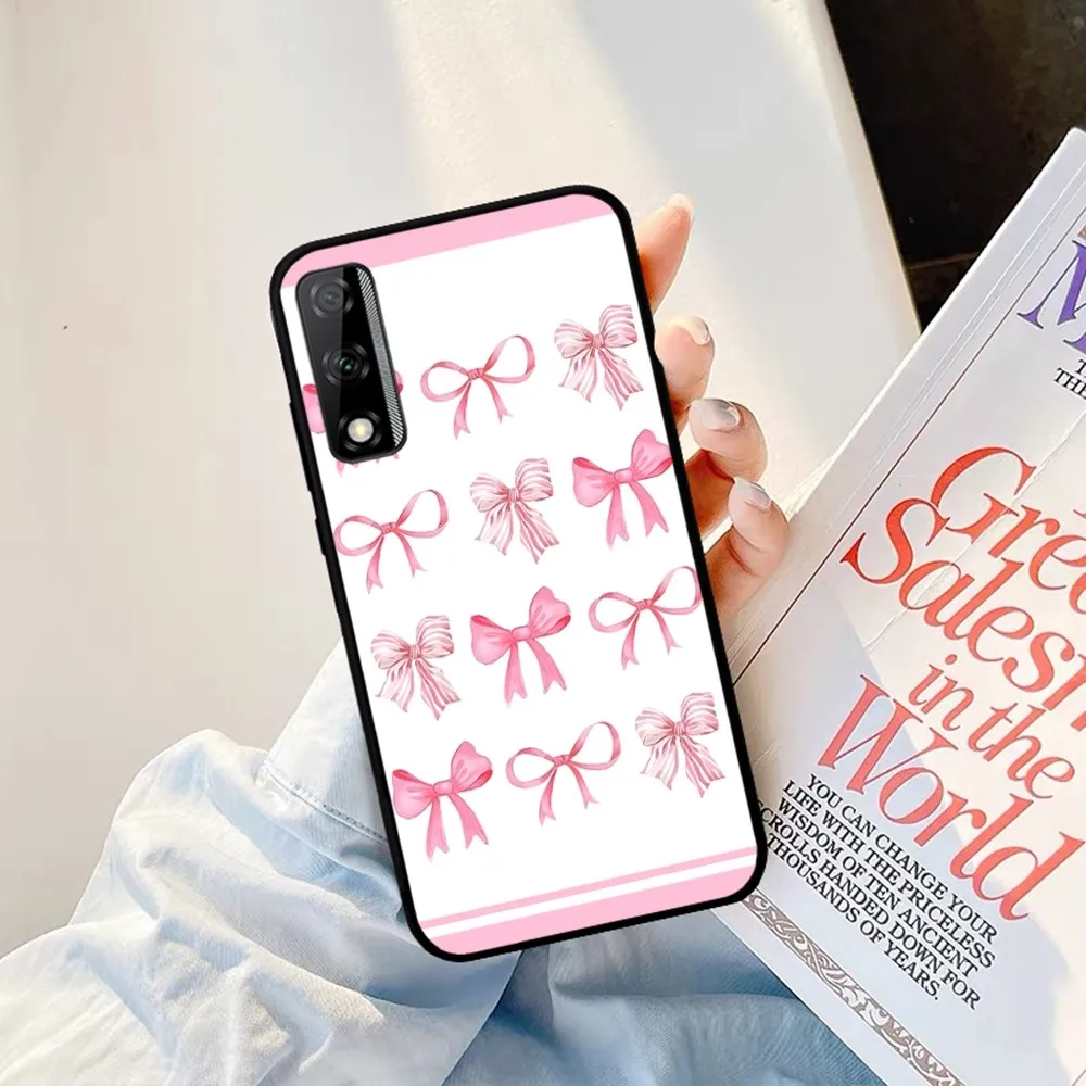 Colorful Bow Print Phone Case For Huawei Y9 6 7 5 Prime Enjoy 7s 7 8 Plus 7a 9e 9plus 8E Lite Psmart Shell