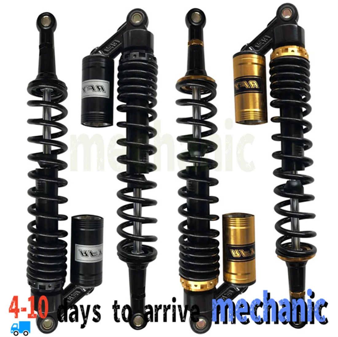 

A PAIR For RFY400mm 7MM hole spacing motorcycle shock absorber four-wheel drive go kart rear suspension beach bike
