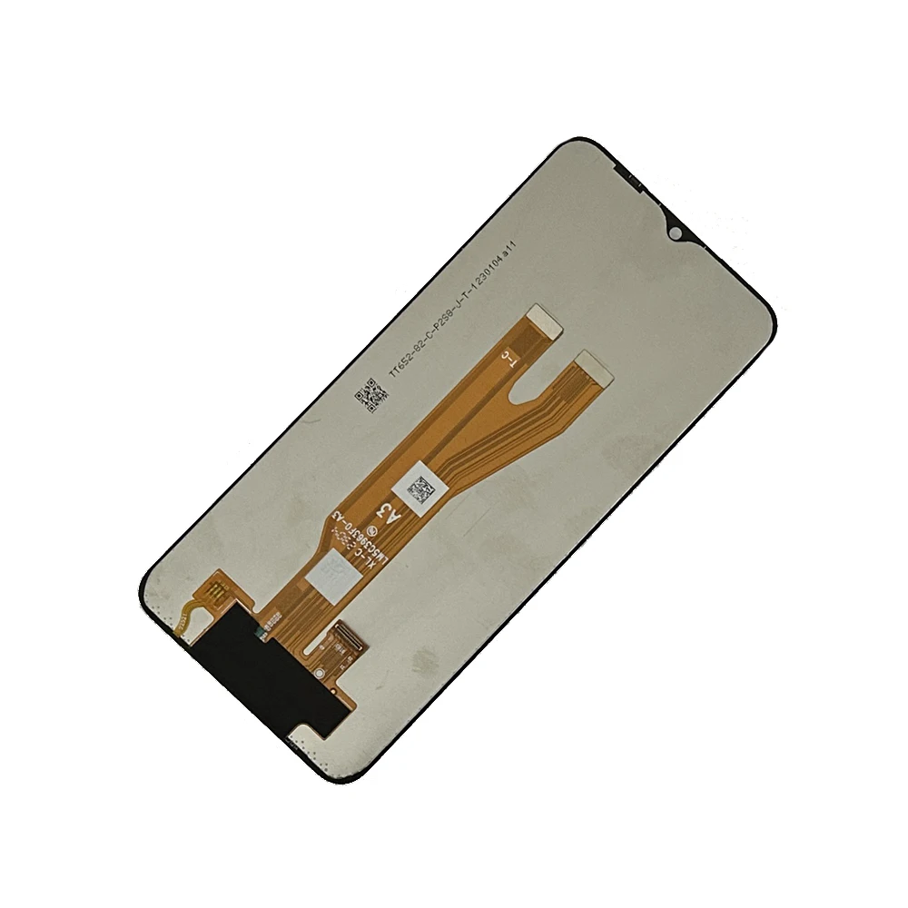 Layar sentuh LCD ZTE Blade A53 A53 + Plus, rakitan Panel Digitizer layar sentuh 6.52 inci hitam