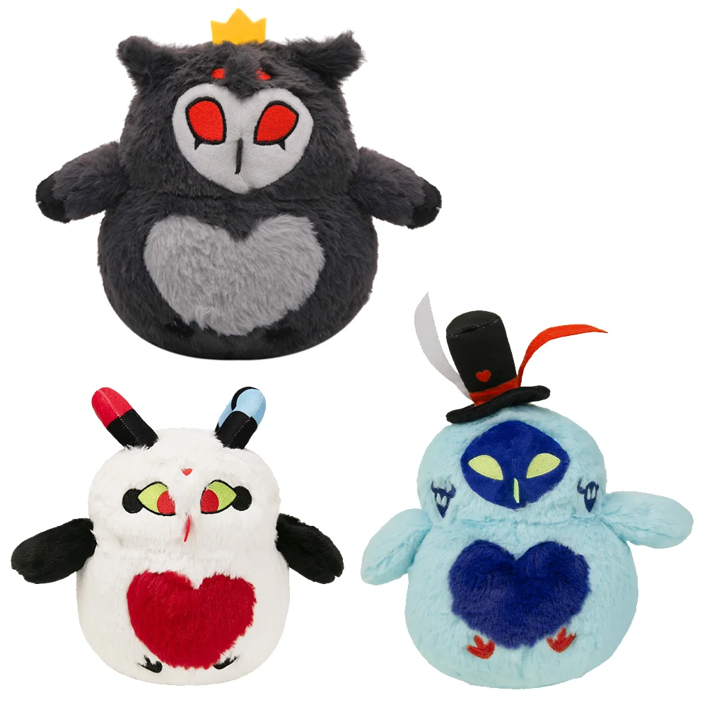 Helluva Cosplay Boss Asmodeus Costume Accessories Bird Plush Toys Fizzarolli Stolas Goetia Mascot Children Plushine Halloween