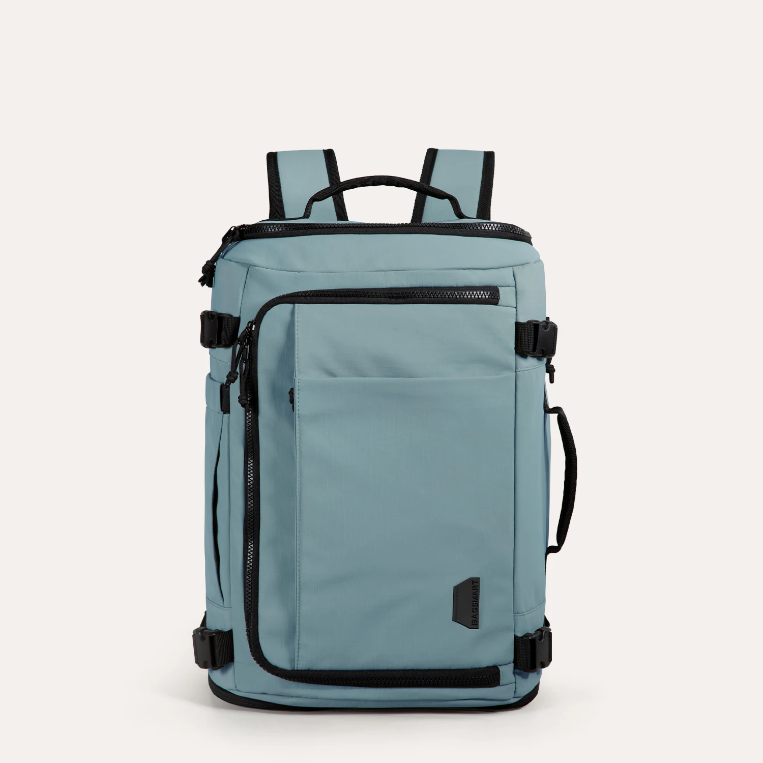 BAGSMART トラベルバックパック大容量真空圧縮バックパック女性 15.6