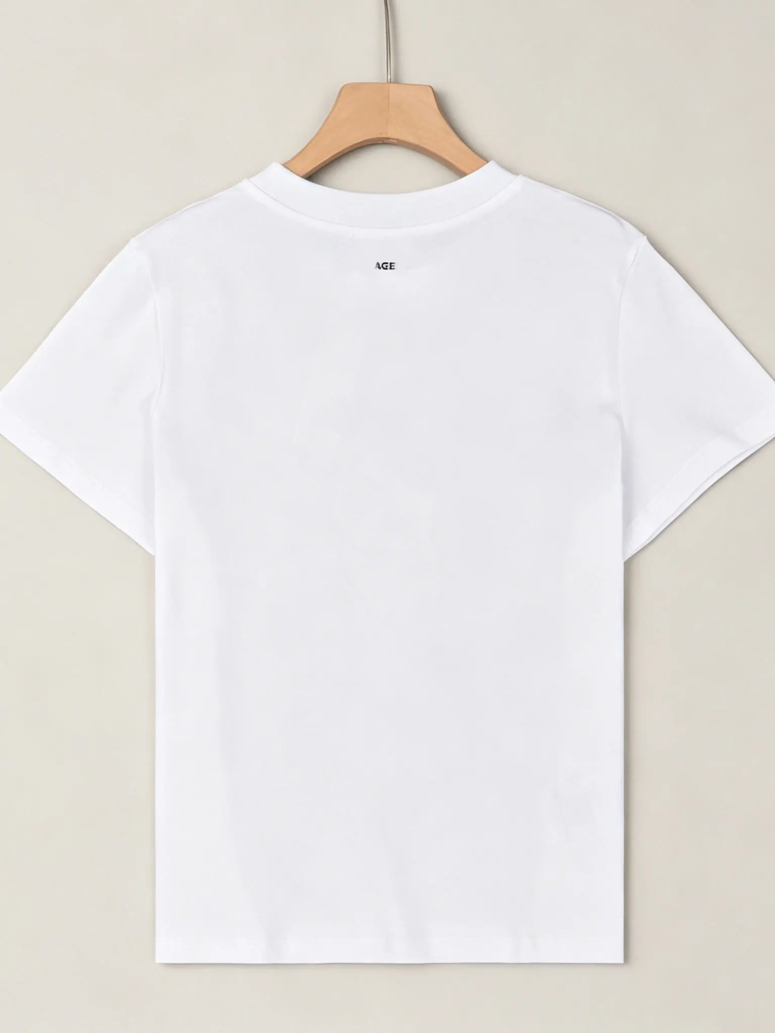 Casual Women's round Neck Short Sleeve T-shirt  Cartoon Print Versatile Top Comfortable Fit Summer Fashion Chinese Brand