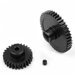 Metal Diff Main Gear 42T + Motor Gear 27T per 1/18 WLtoys A959-B A969-B A979-B K929-B RC Car Upgrade Parts