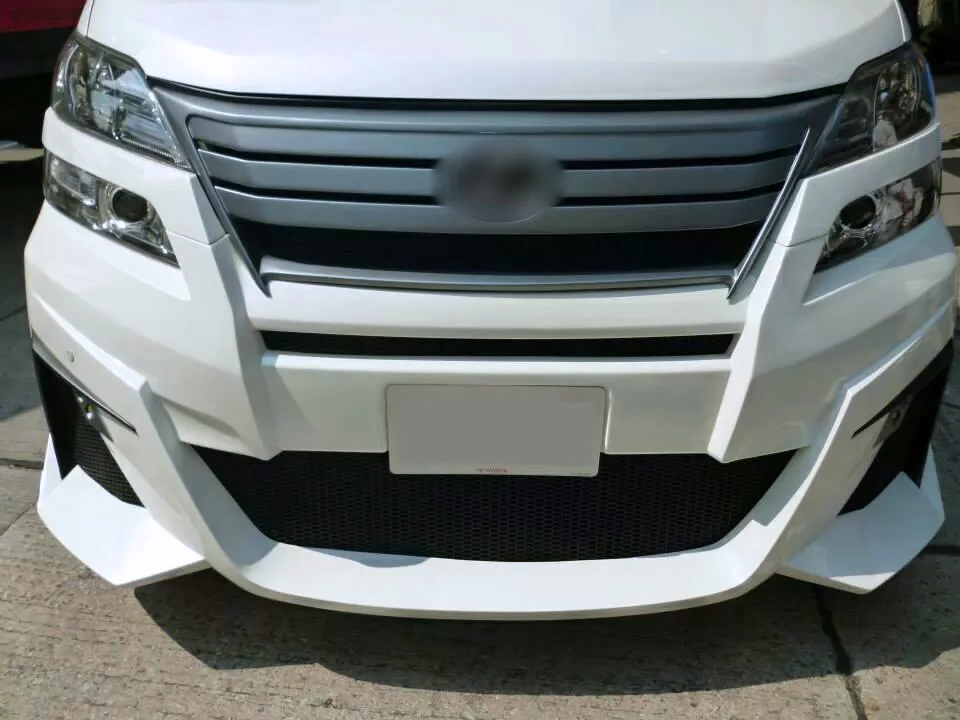 

For Vellfire 20 Series AH20 WD Style Front Bumper, Stylish Front End Body Component, Exterior Upgrade