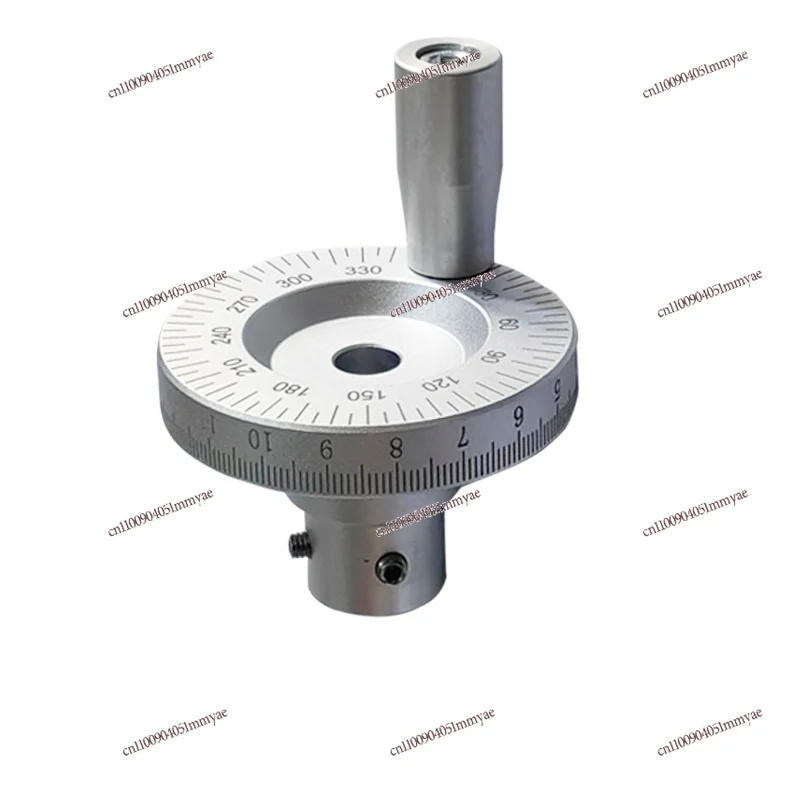 Lathe laser engraving with graduated handle handwheel slide table metal round hand wheel