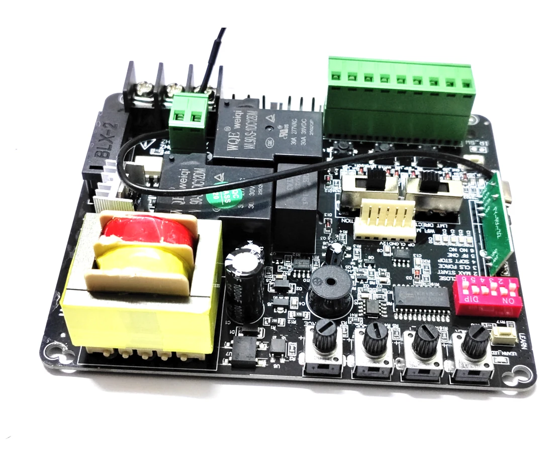 Soft Start stop 220V apricancello scorrevole NC NO finecorsa piastra motore scheda controller circuito stampato
