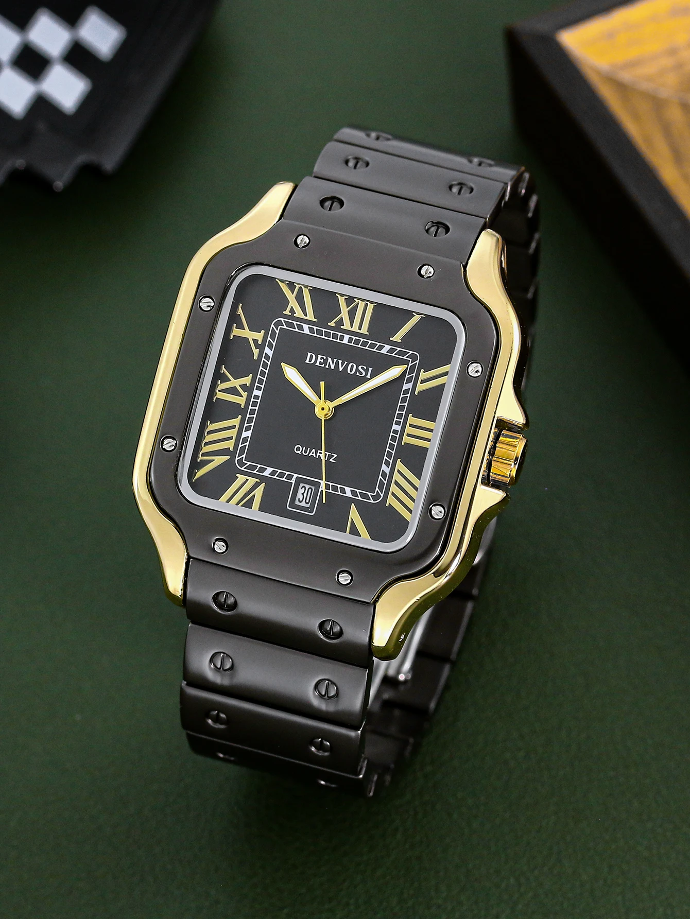 

New men's watch Retro waterproof quartz watches Stainless steel wristwatch