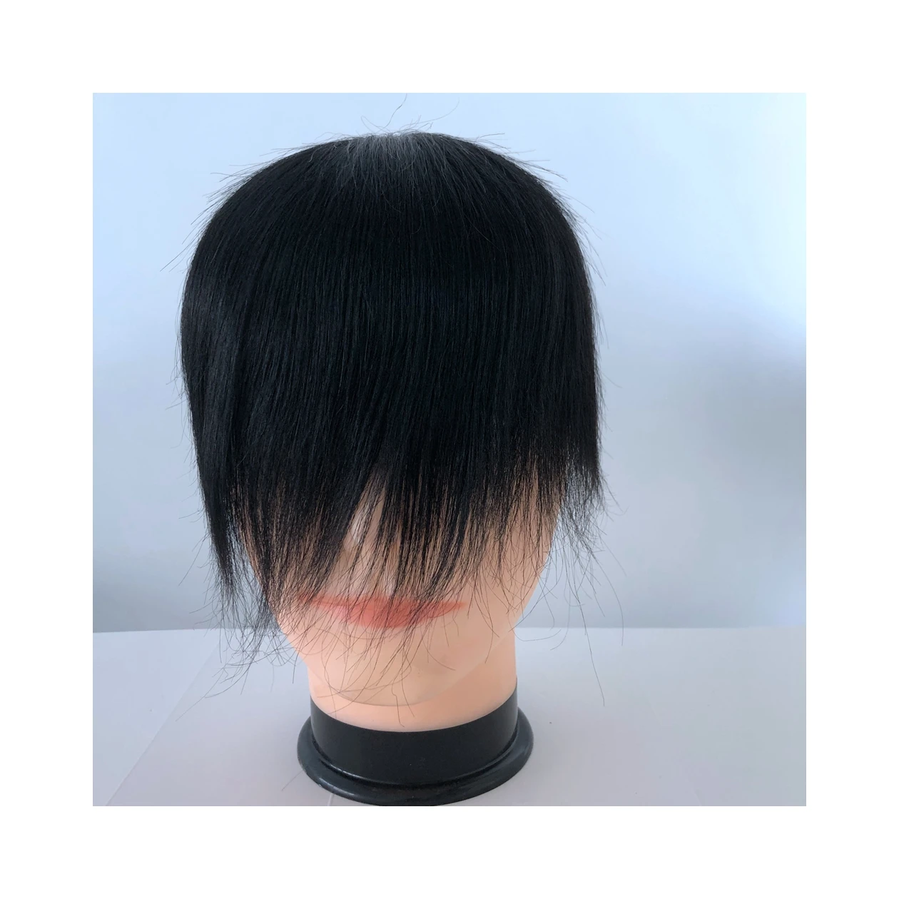 Factory Wholesale Price Indian Remy Virgin Lace Hair Wigs 6 Inches Silk Screen