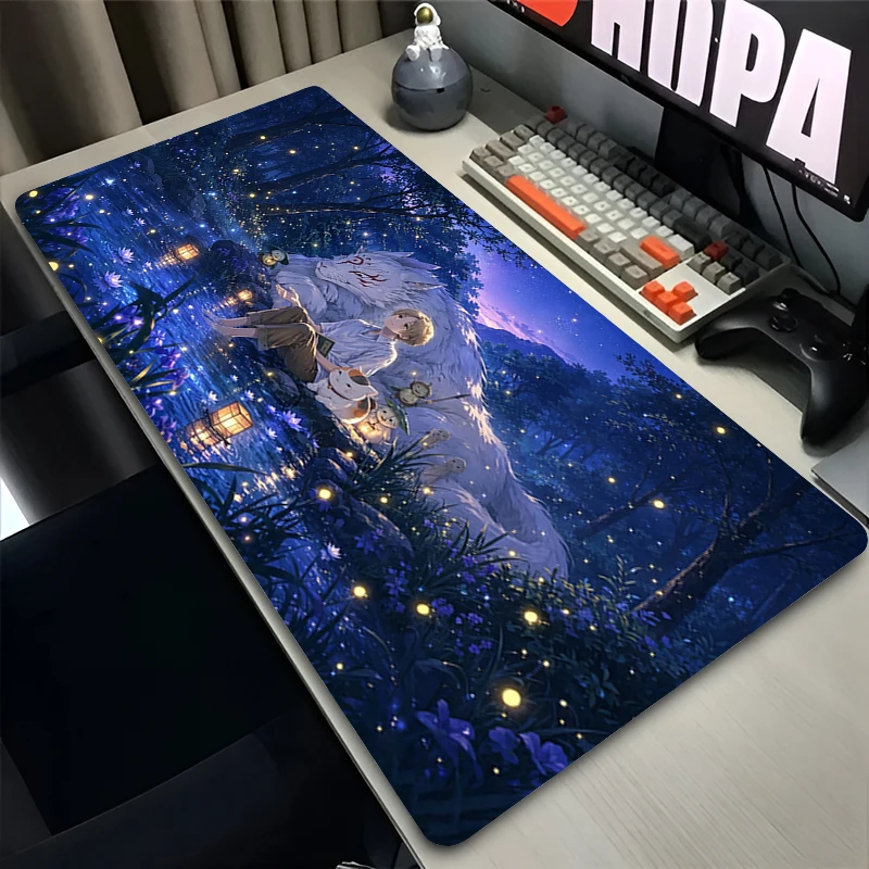 Mouse Mats kawaii Anime Desk Mat XXL Large Gaming Accessories Rubber Mouse Pad Natsumes Book Of Friends Mousepad Non-Slip Carpet