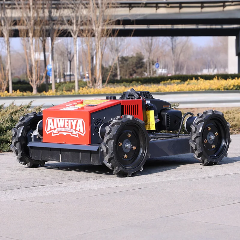 

Customized Energy Efficient Remote Control Lawn Mower Eco Friendly Grass Cutter For Green Garden Lawn