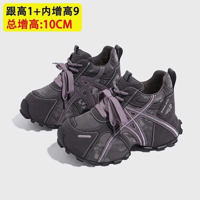 

Женские кроссовки на толстой подошве в стиле «папины туфли» 2026 года, новая коллекция весна-осень, ретро-модель, спортивные кроссовки с губчатой подошвой для женщин