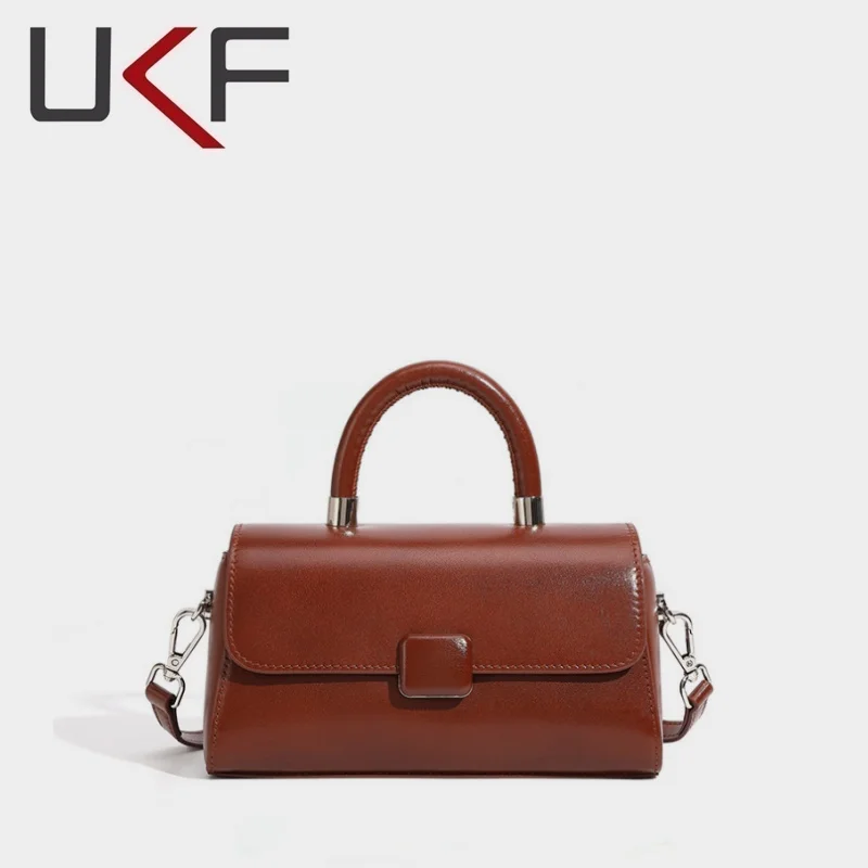 

UKF Luxury Designer Woman Bag Shoulder Bag Elegant Handbags Ladies Commuter Versatile Crossbody Bags Minimalism Bag