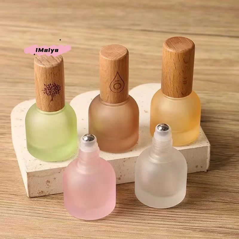 Flacon roll-on en verre de 10 ml M-1Pc, mini flacon vide pour parfum et huiles essentielles, échantillons, recharge de voyage