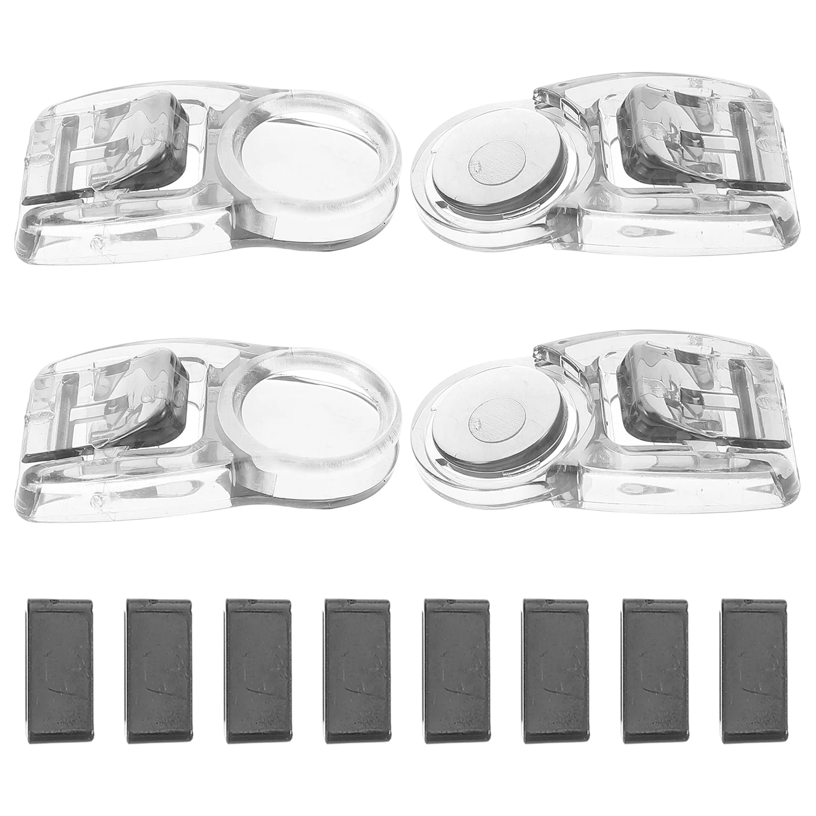 

4 Pcs Swimming Goggles Accessories Eye Protection Adjuster Plastic Button Buckle Strap Buttons