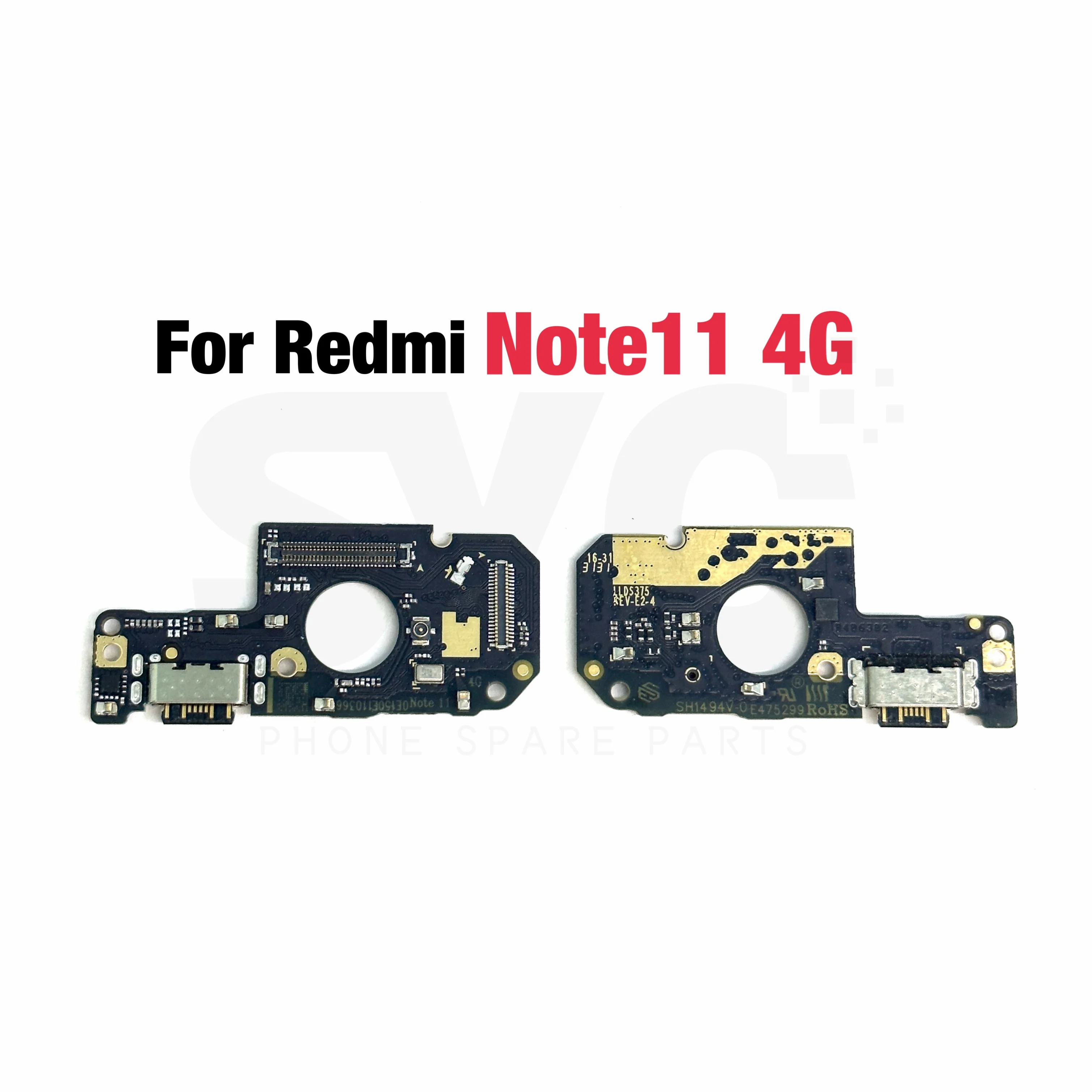 Good quality USB Charging Board Port Dock Charger Plug Connector Flex Cable For Xiaomi Redmi Note 11 11E 12 Pro 4G 5G With Micro