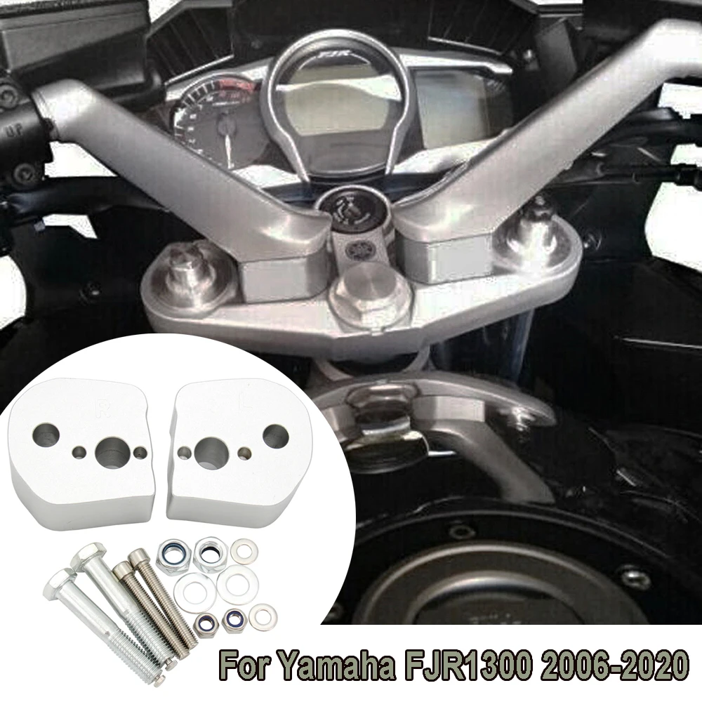 For Yamaha FJR1300 FJR 1300 Motorcycle Accessories Handlebar Riser Clamp Mount Handlebar Riser Increase In Height Motorbike