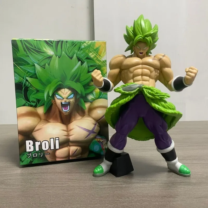 Dragon Ball Anime Figure Broli Super Saiyan Model Toys Statue Figurine Collection Desktop Ornament Action Figures Children Gifts