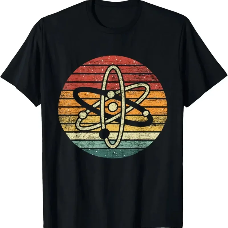 Quantum Physics Print T-shirts for Men Women Summer Casual Fashion Streetwear Tops Loose Crew Neck Short Sleeve Cotton Tees