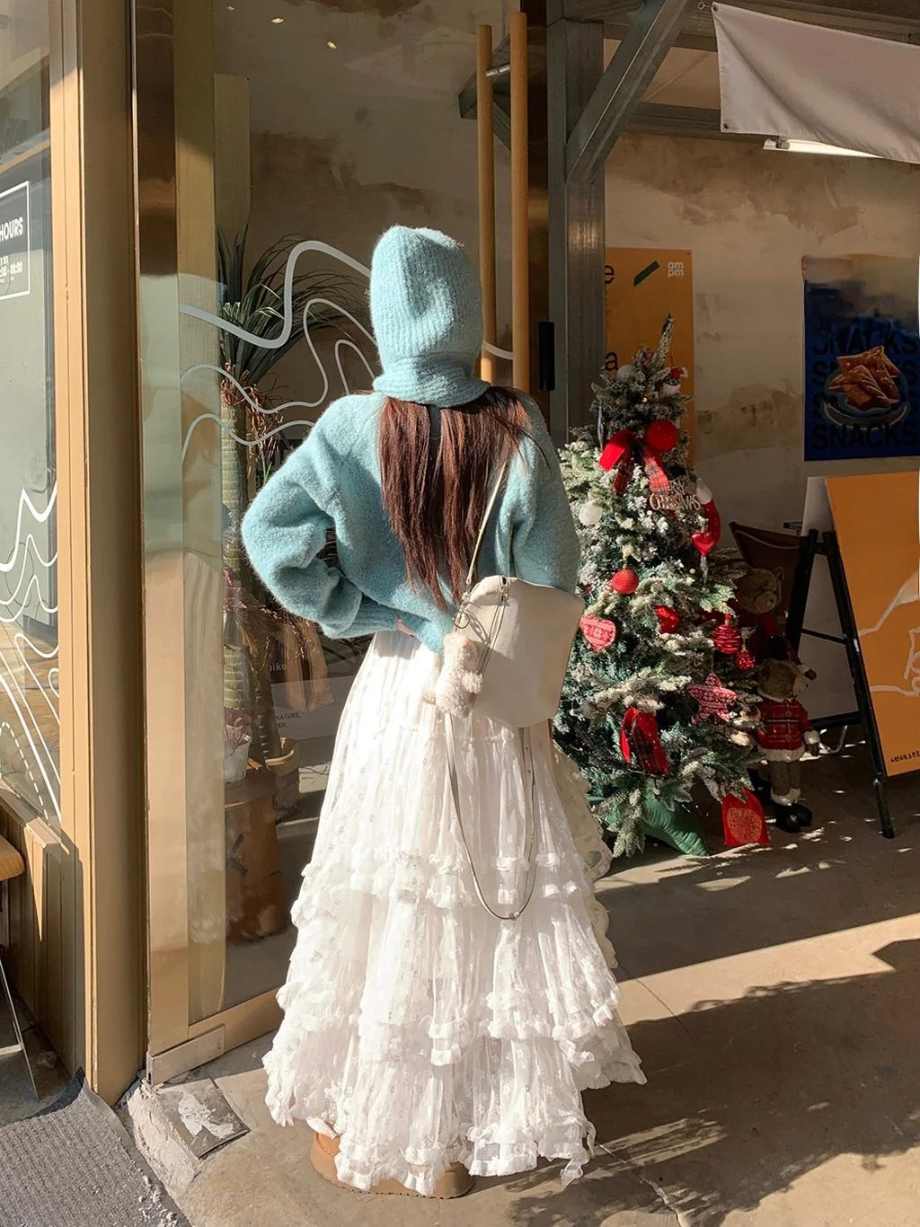 Large Size Autumn Winter Floral Lace Half Skirt Elegant Sweet Princess Puffy Cake Long Skirt Korean Style High Waist A-Line