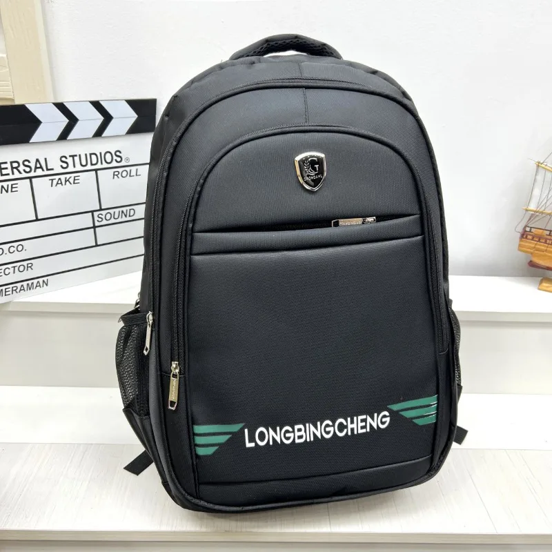 High Capacity Solid Color Waterproof Nylon Multiple Partitions Backpacks 2024 Hot Sale Travel Bag for Man Paquete Masculino